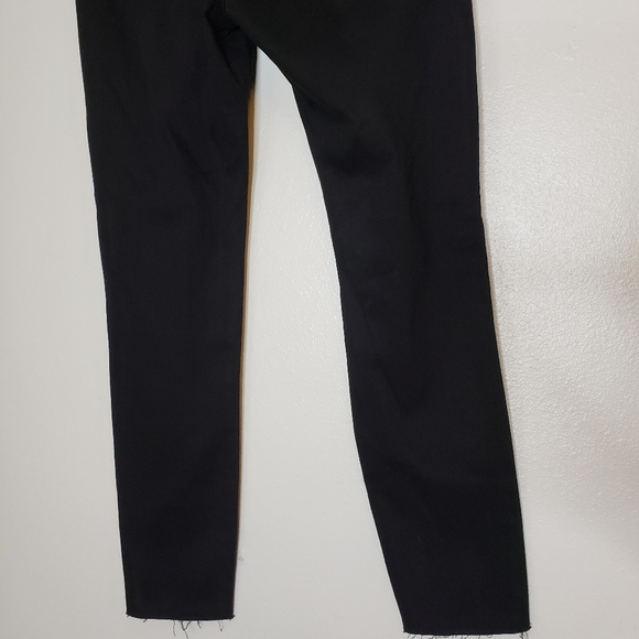 NEW Old Navy Rockstar Super Skinny Jeans Black Knees Distressed Womens Summer - Picture 12 of 16